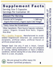Apple Cider Vinegar, Premier - 150 capsules - Image 2